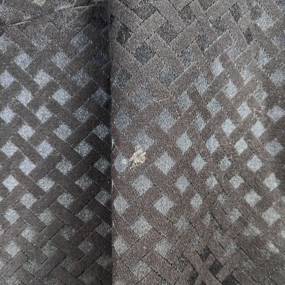 Covington Womens Blouse Top Sz 20-22W Black Crosshatch Pattern Shirt Snaps - Picture 11 of 12